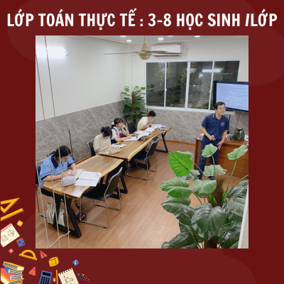 MÔ HÌNH LỚP TOÁN THỰC TẾ 